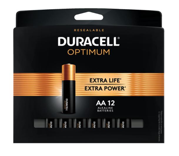 OPTIMUM BATTERY AA 12PK                 