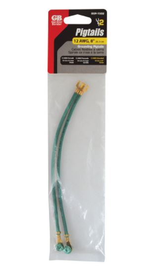 WIRE GRND PIGTL12AWG CD2                