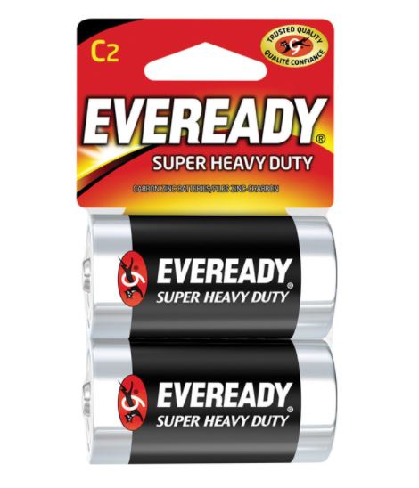 BATTERY HVY DTY C 2PK                   