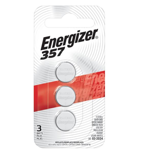 BATTERY WTCH/ELEC357 3PK                