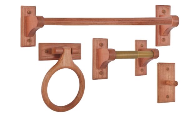 OAK FNSH BATH 4 PC SET                  