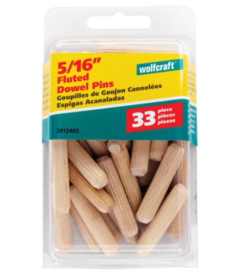 DOWEL PIN FLUTED 5/16"33                