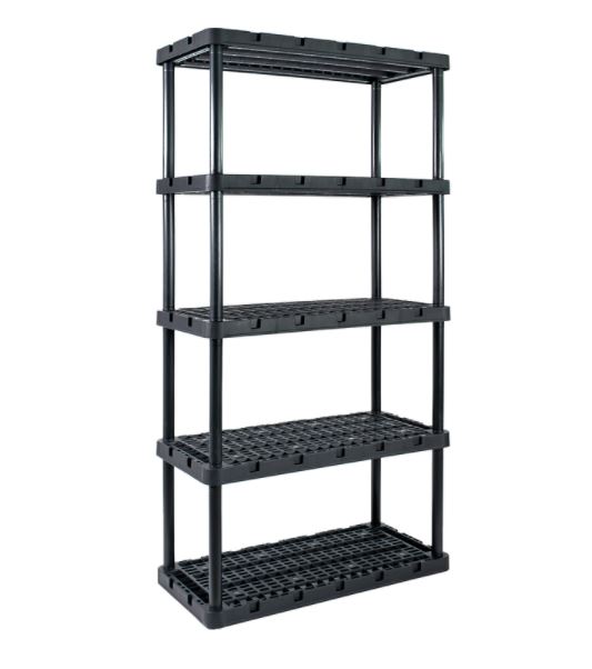 SHELVING UNIT GL HD BLK                 