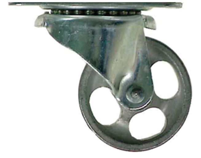 CASTER 2"STL SWVL 125#                  