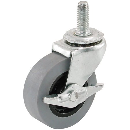 CASTER TPR THRED SWVL 2"                