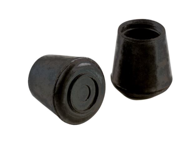 TIP LEG RBBR BLK 1/2"                   