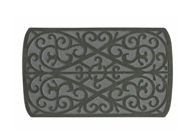 SCROLL CR MAT GRY18X30