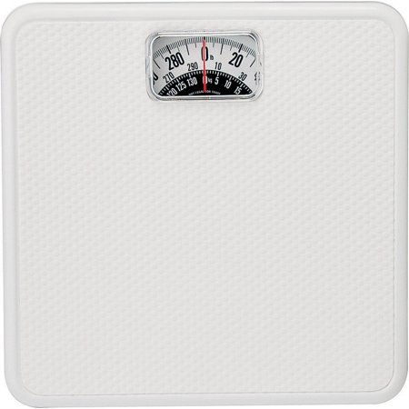 Taylor 300 lb. Analog Bathroom Scale White.