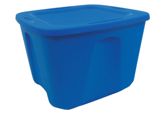 TOTE SNAP LID BLU 18GL.