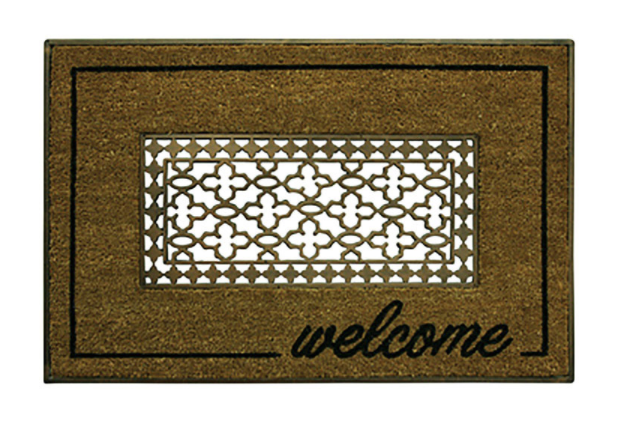 MAT WELCOME BRN 18X30"