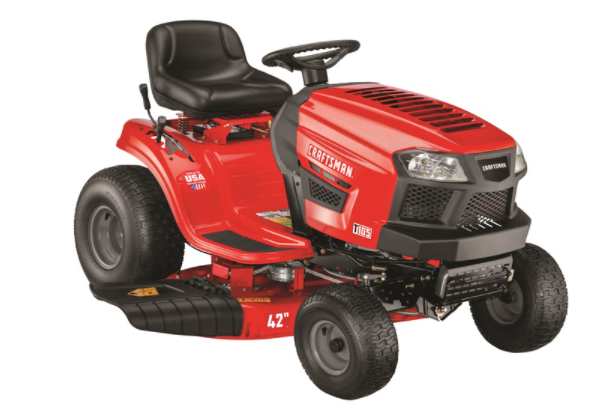 CM LAWN TRACTOR 439CC 42" With CRAFTSMAN DUMP CART 12 CU FT