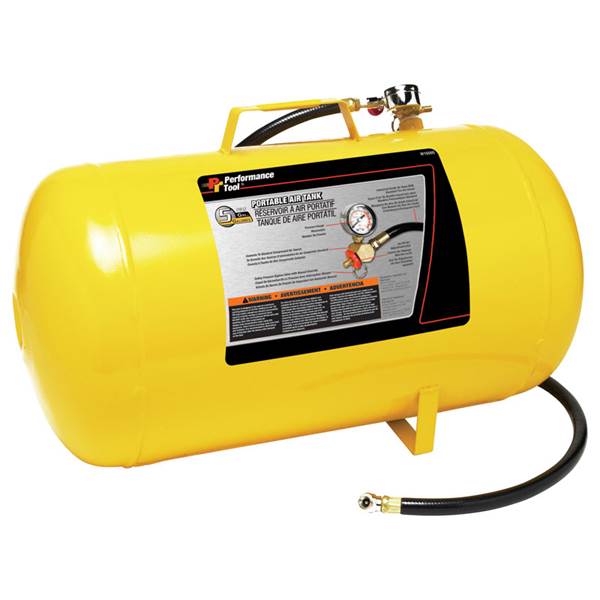 AIR TANK 125PSI 5G YLW