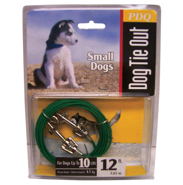 PUPPY TIE OUT CABLE 12'                 