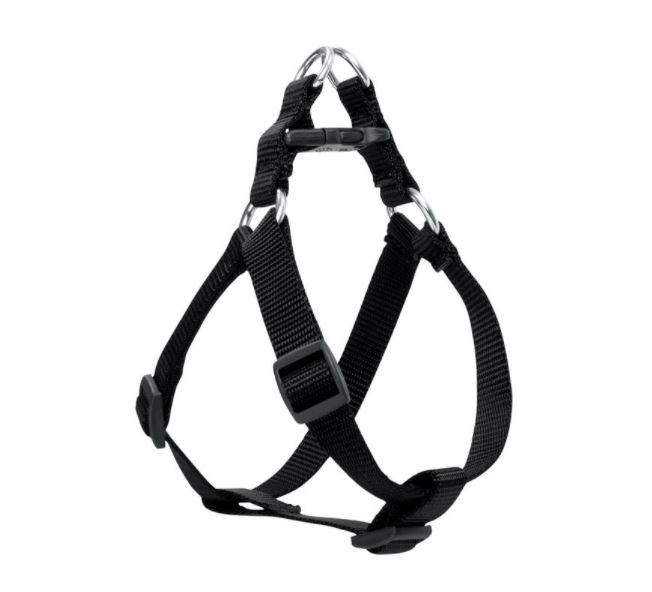 DOG HARNESS 20-30" BLK                  