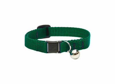 CAT COLLAR 8-12" GREEN                  