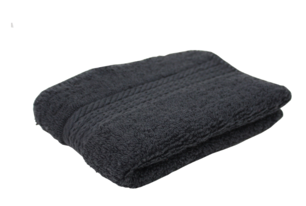 WASHCLOTH DK GRAY13X13"