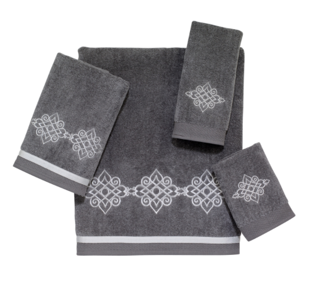 TOWEL SET RVRVW GRY 4PK