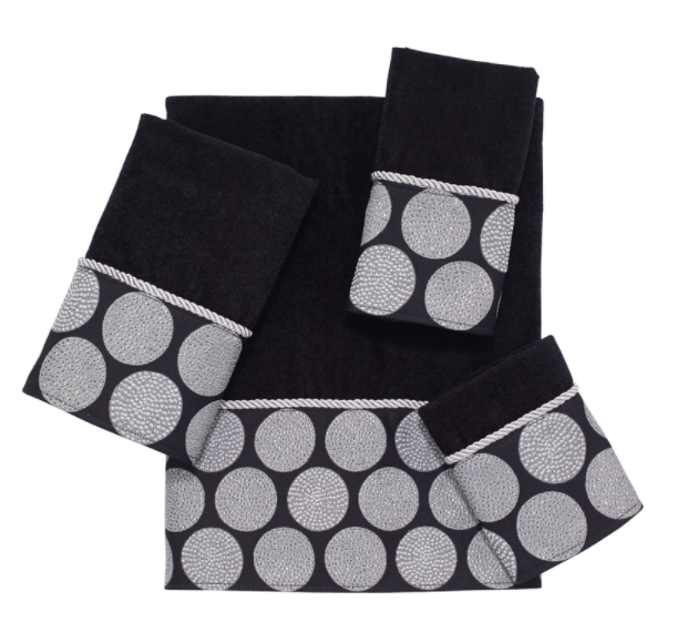DOT CIRCLE TWL SET BLK
