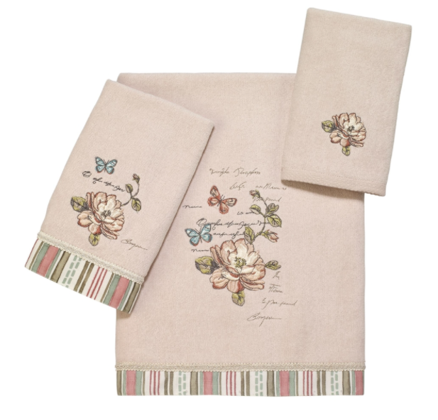 TOWEL SET BUTRFY GRDN PK