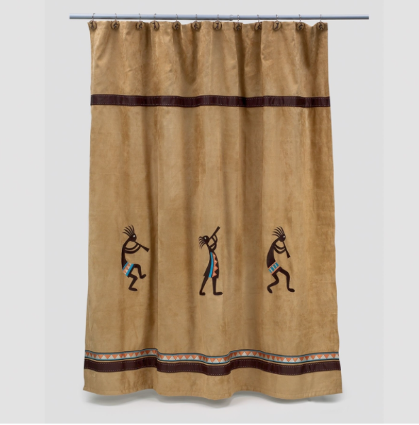 SHOWER CURTAIN KOKOPELLI