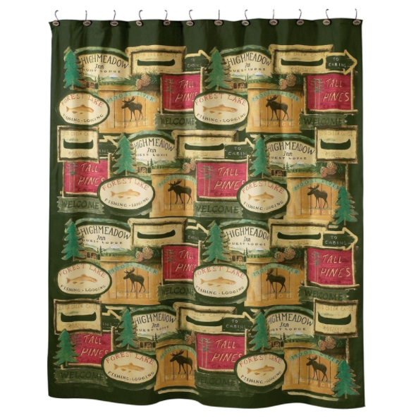 SHOWER CURTAIN RATHER