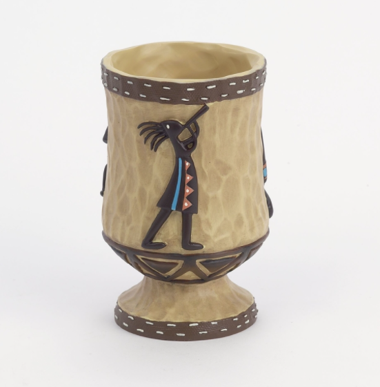 TUMBLER KOKOPELLI GOLD