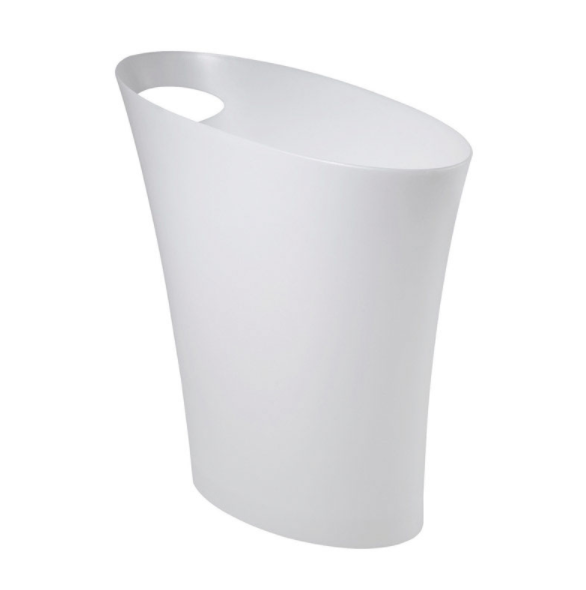 SKINNY CAN METALLIC WHTE