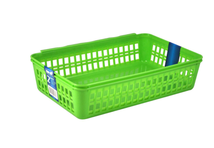 BASKET INTRLCK MD GRN2PK