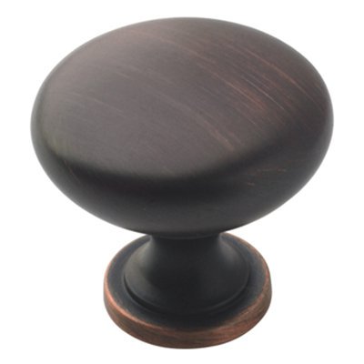 KNOB ROUND 1-1/4" BRONZE
