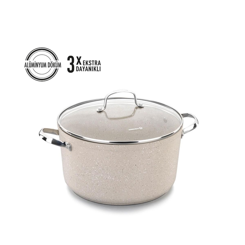 A1261 Granita Alu. Casserole 24x12.5cm / 5.0l.