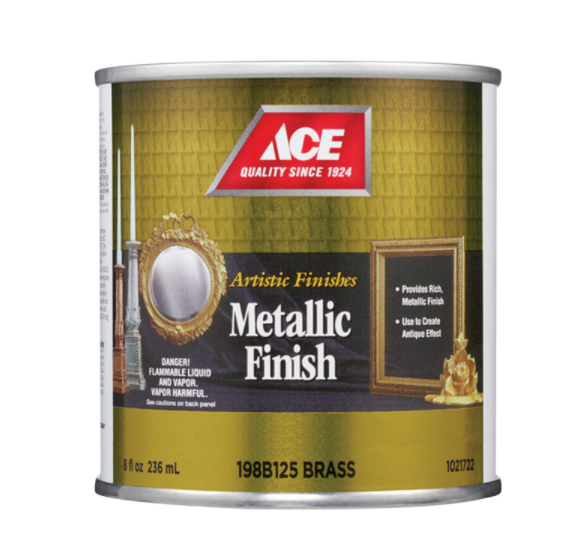 METALIC FINISH BRS 1/2PT                