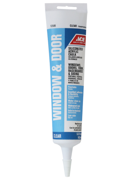 CAULK W&D CLR 5.5OZ ACE                 