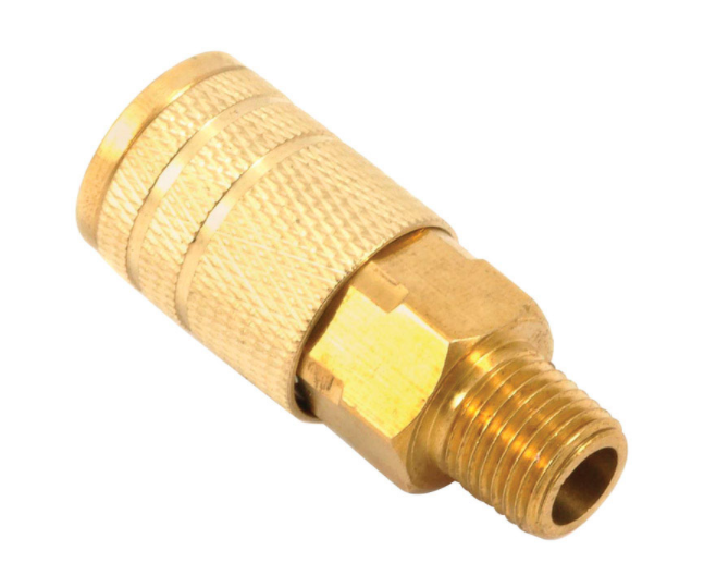 AIR CPLR 1/4"M X 1/4"I/M                