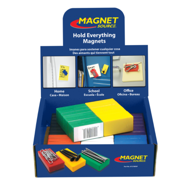 BLOCK MAGNET 1/2"X1"X2"                 