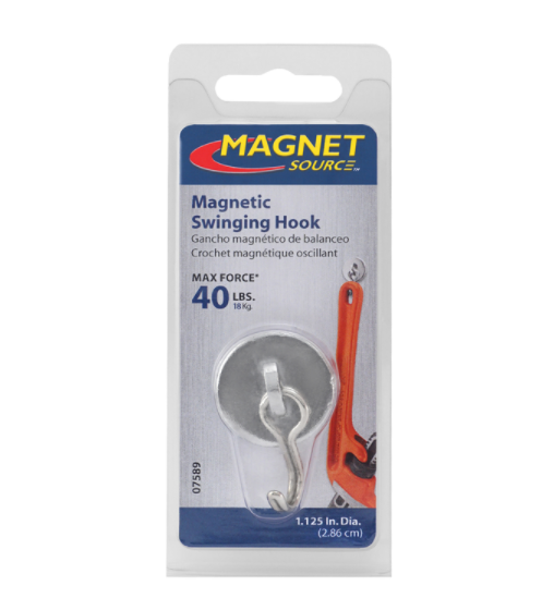 MAGNETIC SWING HOOK 40LB                