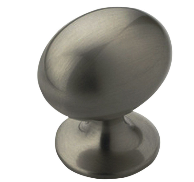 KNOBS OVAL METAL 10-PK.
