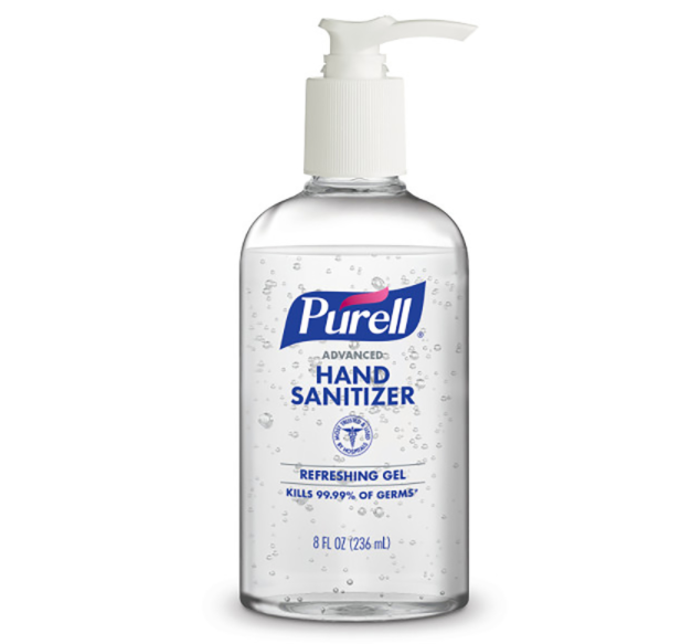 HAND SANITIZER GEL 8OZ                  