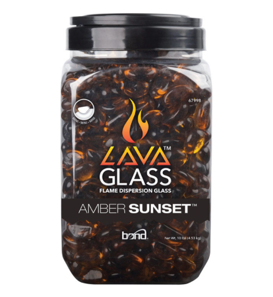 MINI LAVAGLASS AMBER 10#                