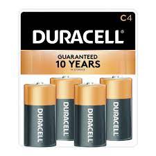 BATTRY ALKLN DURA C CD4.