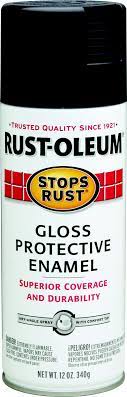 SPRYPAINT GLOSSBLACK12OZ