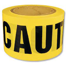 TAPE CAUTION 3"X300'