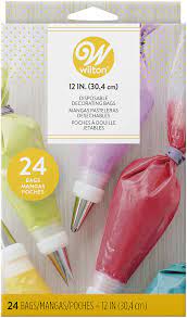 ICING BAG 12" COTTEN WHT