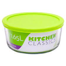 DISH/LID RND GLS 7CP
