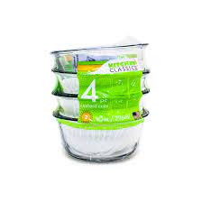 CUSTARD SET OVL 10OZ 4PK
