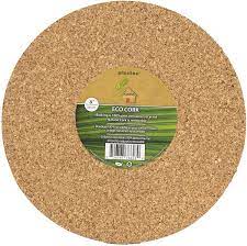 PLANT MAT CORK 8"D