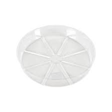 PLANT SAUCER CLR 8"D