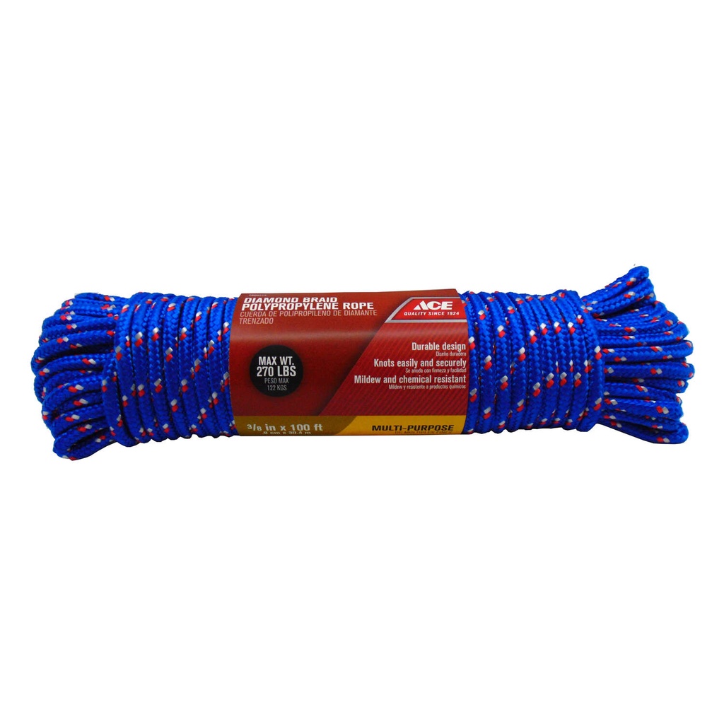 DB POLYPRO ROPE 3/8X100'.