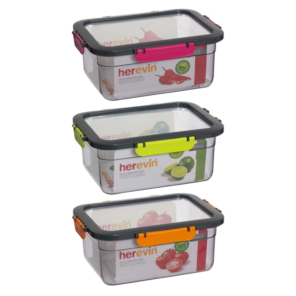 2.2 lt Airtight Food Container -Combine Colours
