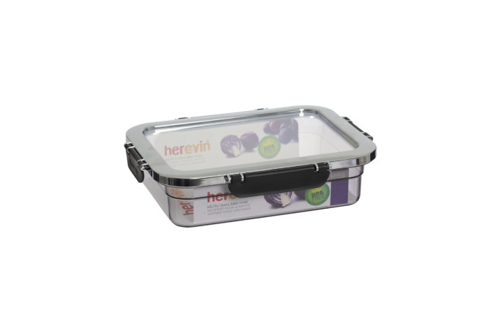 1.3 lt Airtight Food Container - Chrome Plated