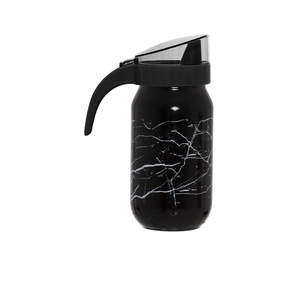 1000 cc Decorated Liquid Dispenser-Black Marble